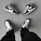 Tênis Nike Air Jordan High – Branco / Preto Premium