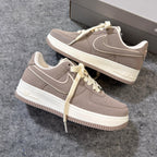 Nike Air Force Nobuk – Antílope / Off White  Linha Prime