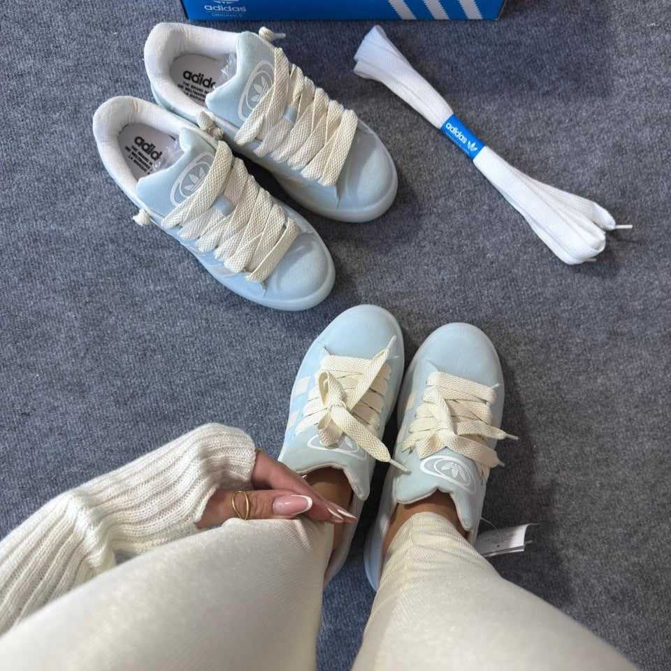 Adidas Campus – Azul Bebê Glass  Linha Luxo