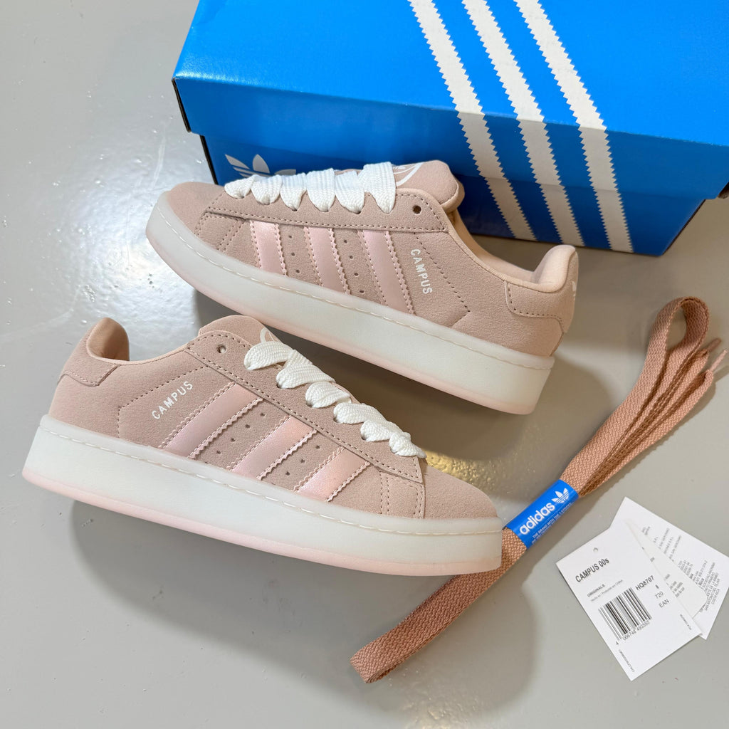 Adidas Campus – Flamingo Linha Luxo | Camurça Natural