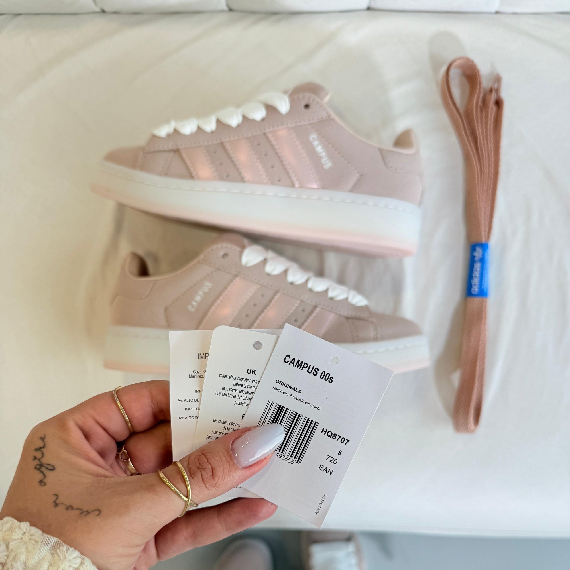 Adidas Campus – Flamingo Linha Luxo | Camurça Natural
