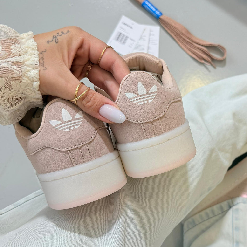 Adidas Campus – Flamingo Linha Luxo | Camurça Natural