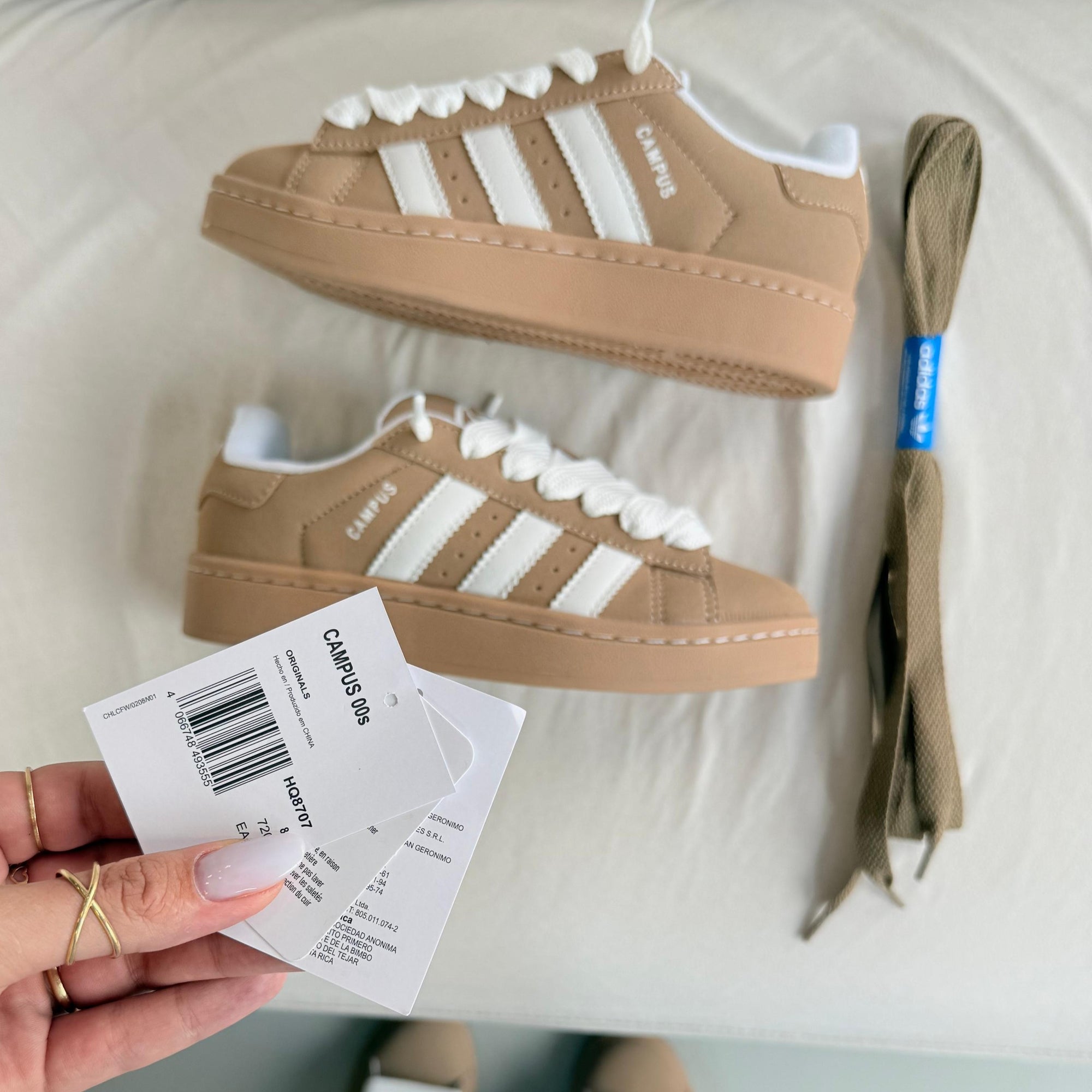 Adidas Campus 00s – Bege / Branco