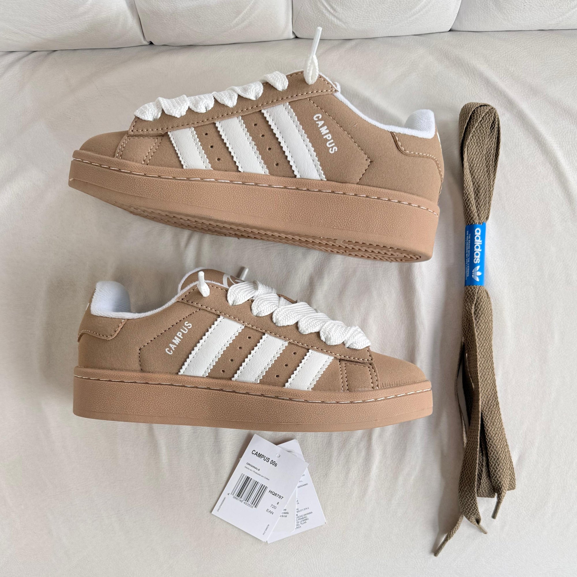 Adidas Campus 00s – Bege / Branco