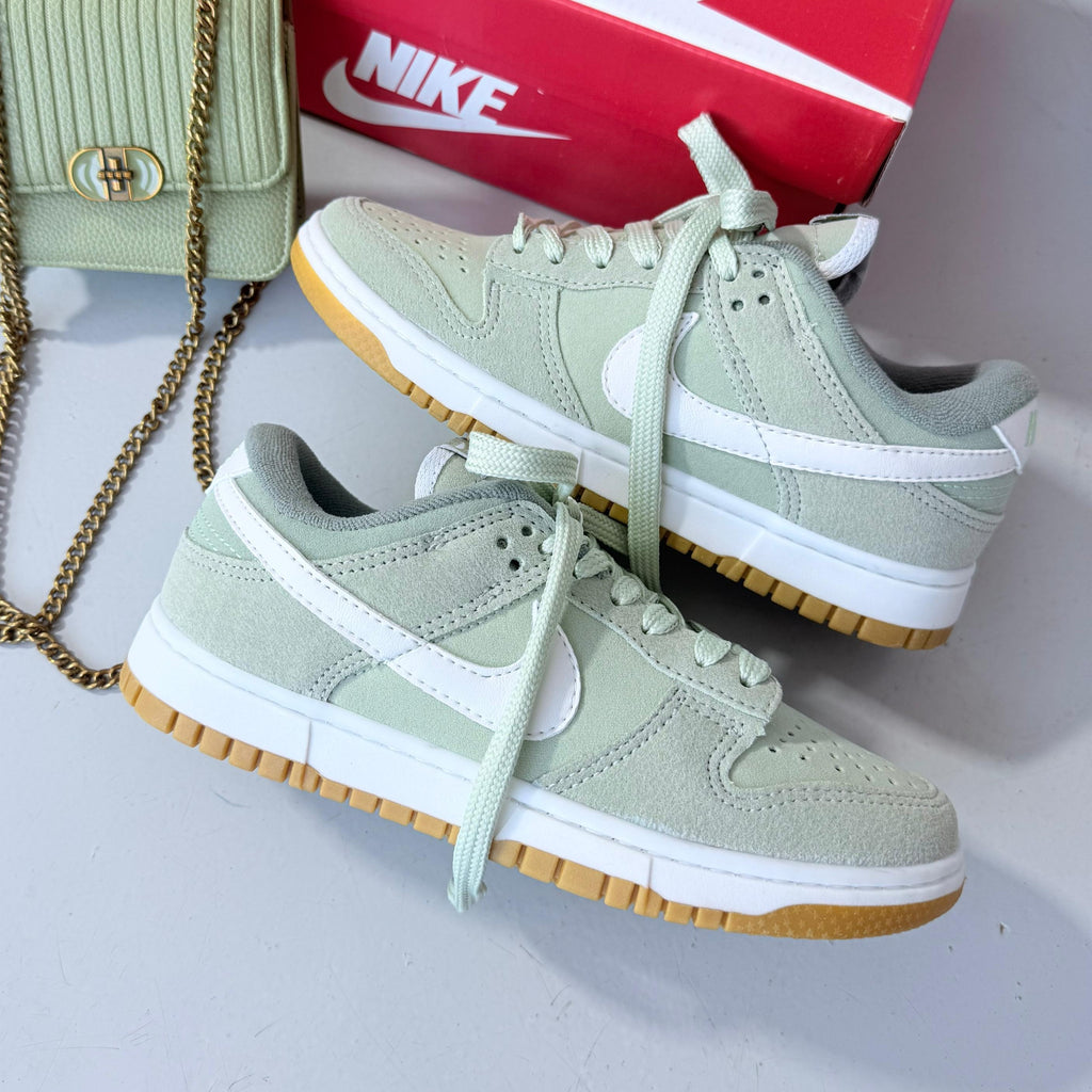 SB Dunk Low Couro – Menta Linha Luxo