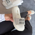 Papete Miu Miu Strass – Off White