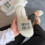 Papete Miu Miu Strass – Off White