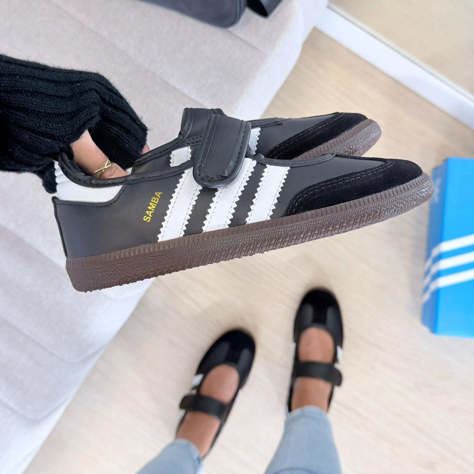 Adidas Samba Mary Jane – Preto/Branco