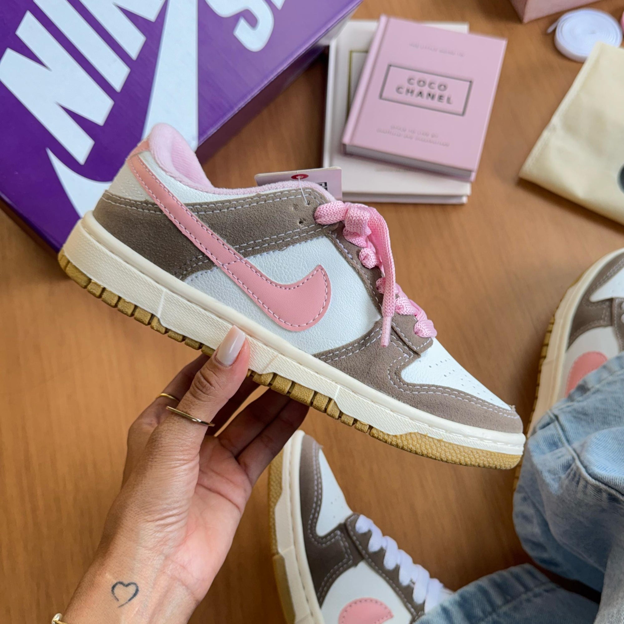 Dunk Low Pro Luxo – Rato/Rosa