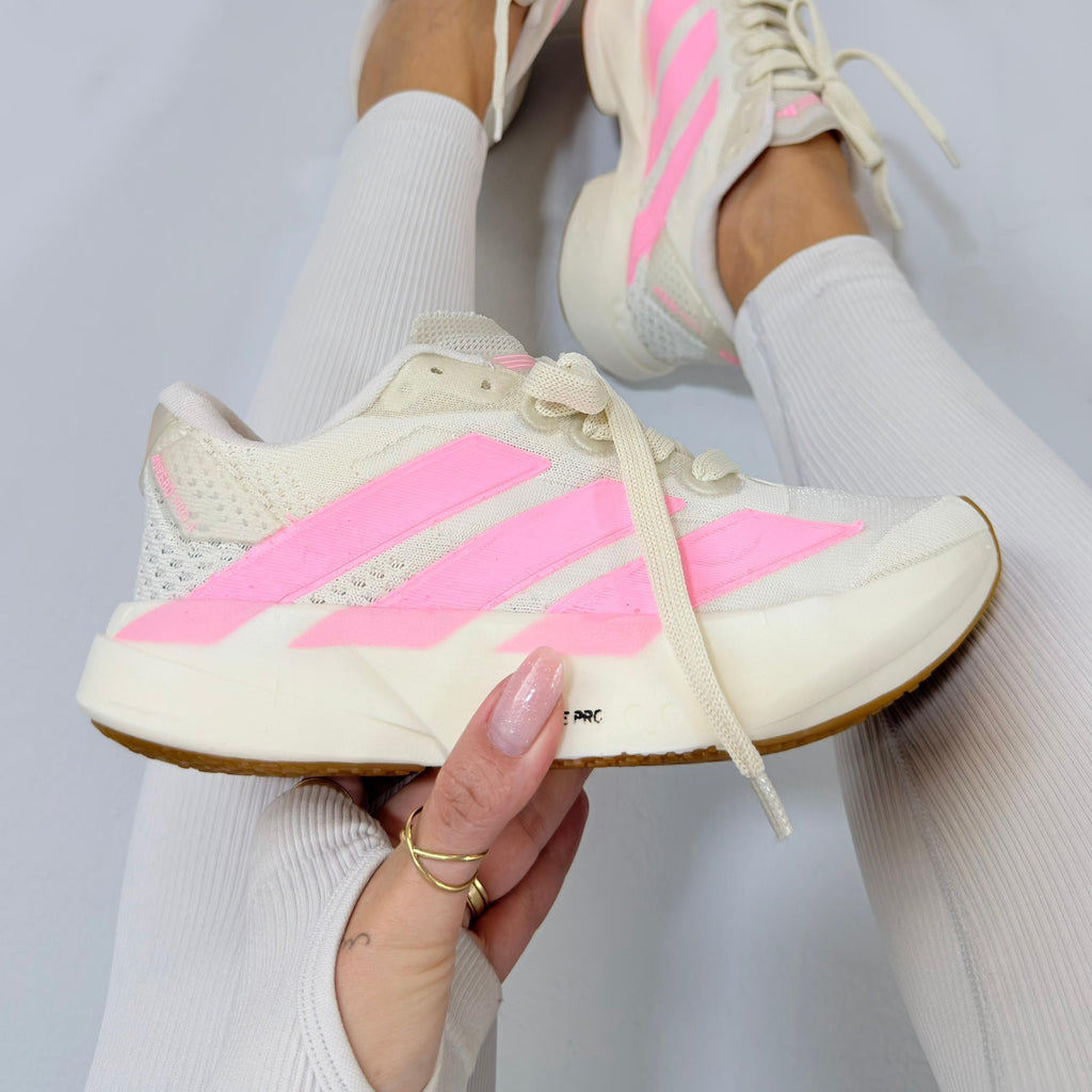 Adizero Adios Pro 4 – Off White/Rosa