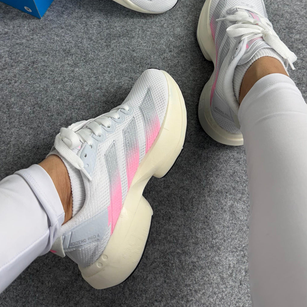 Adidas Adizero Adios Pro 4 Basic – Branco/Rosa