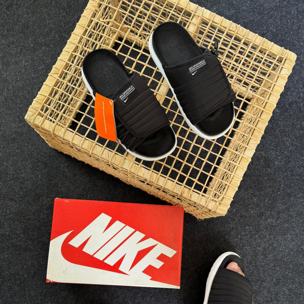 Chinelo Nike Asuna – Preto/Branco