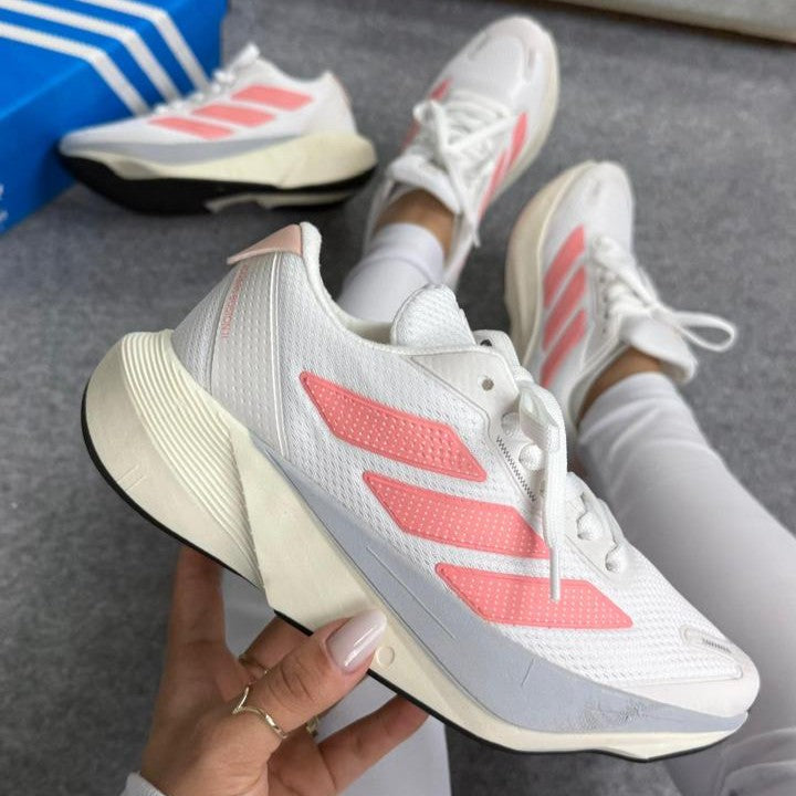 Tênis Adidas Boston 11 Branco Rose
