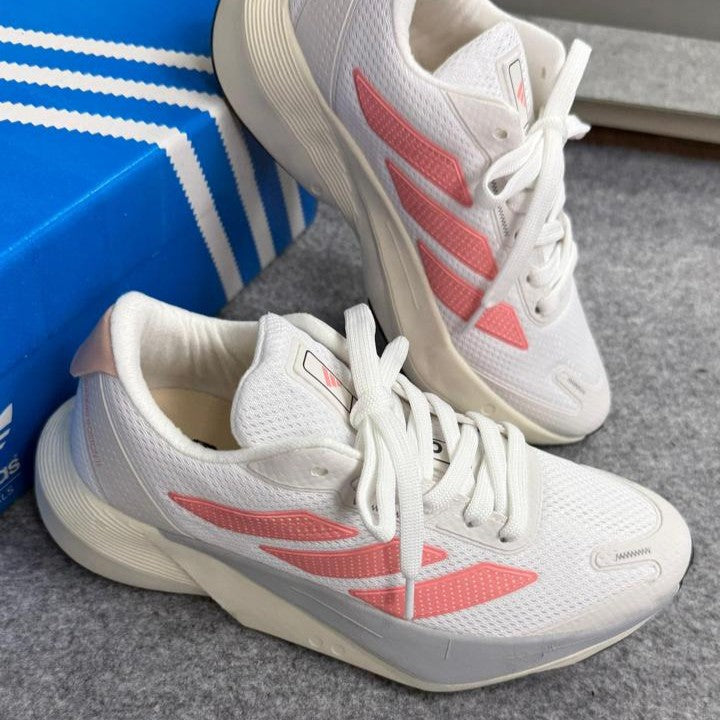 Tênis Adidas Boston 11 Branco Rose