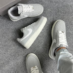Tênis Air Force Linha Luxo Cromo Branco