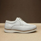 Sapato Oxford Hugo Boss Branco Gelo (Couro Legítimo )Masculino Premium Social