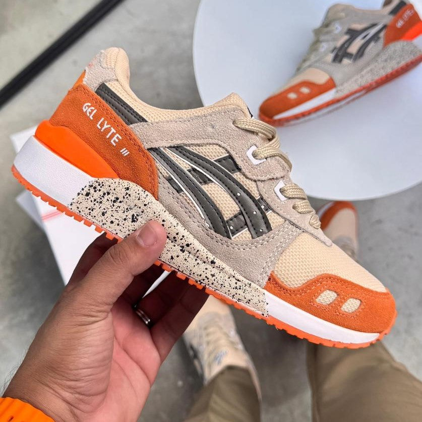 TÊNIS ASICS GEL LYTE 3 – AREIA/LARANJA