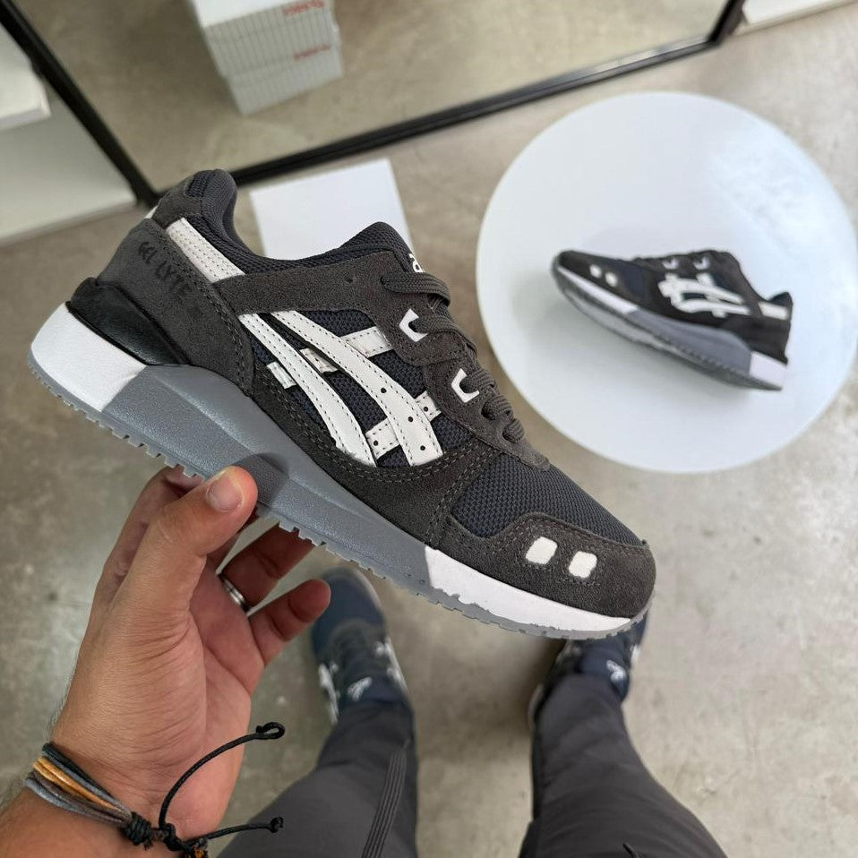 TÊNIS ASICS GEL LYTE 3 – GRAFITE/BRANCO