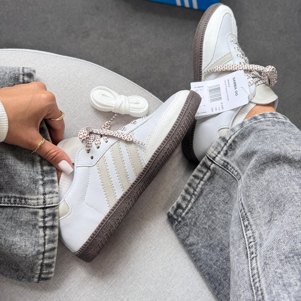 Tênis Adidas Samba OG Branco/Gelo/Off