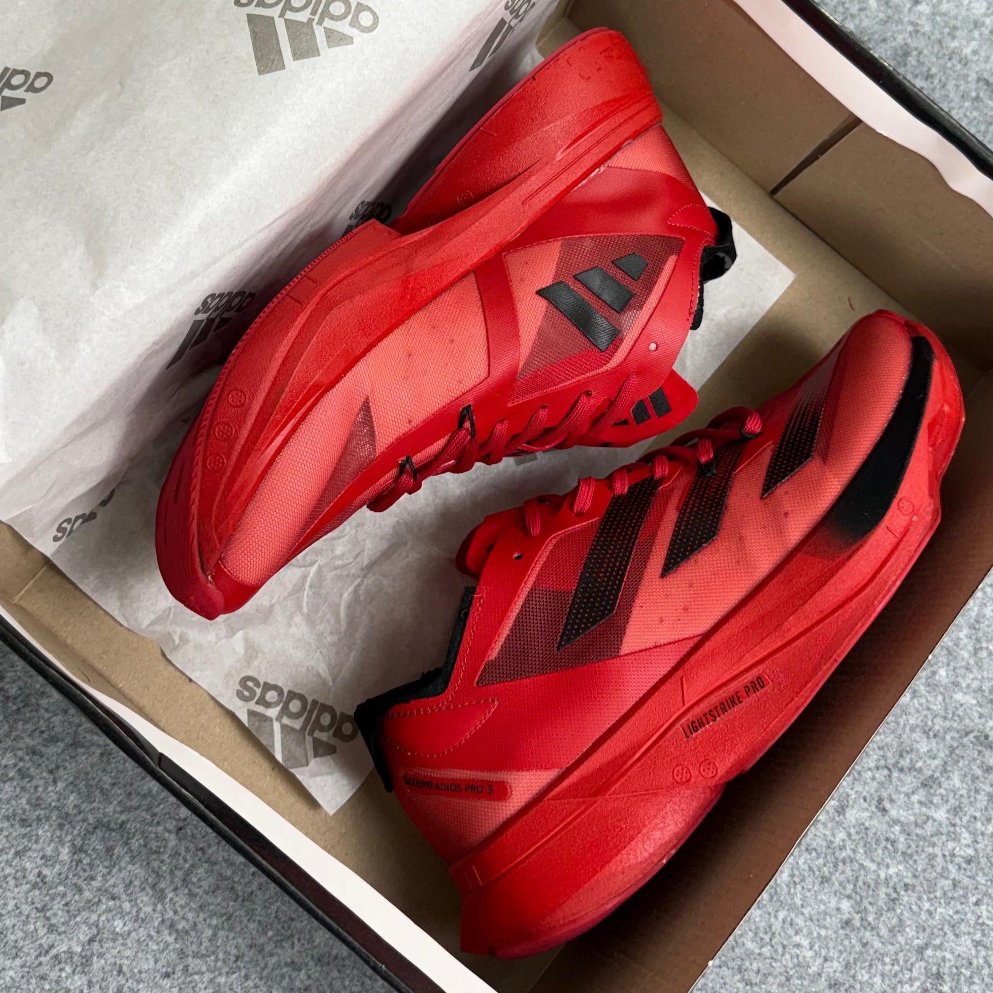 Tênis Adidas Adizero Adios Pro 3 Pulse Vermelho/Preto