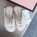 Sandália Miu Miu Plataforma Off White