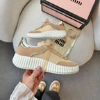 Tênis Casual Miu Miu — Nude