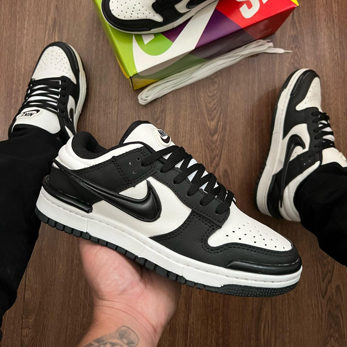 Tênis Nike Dunk Twist – Preto/Branco