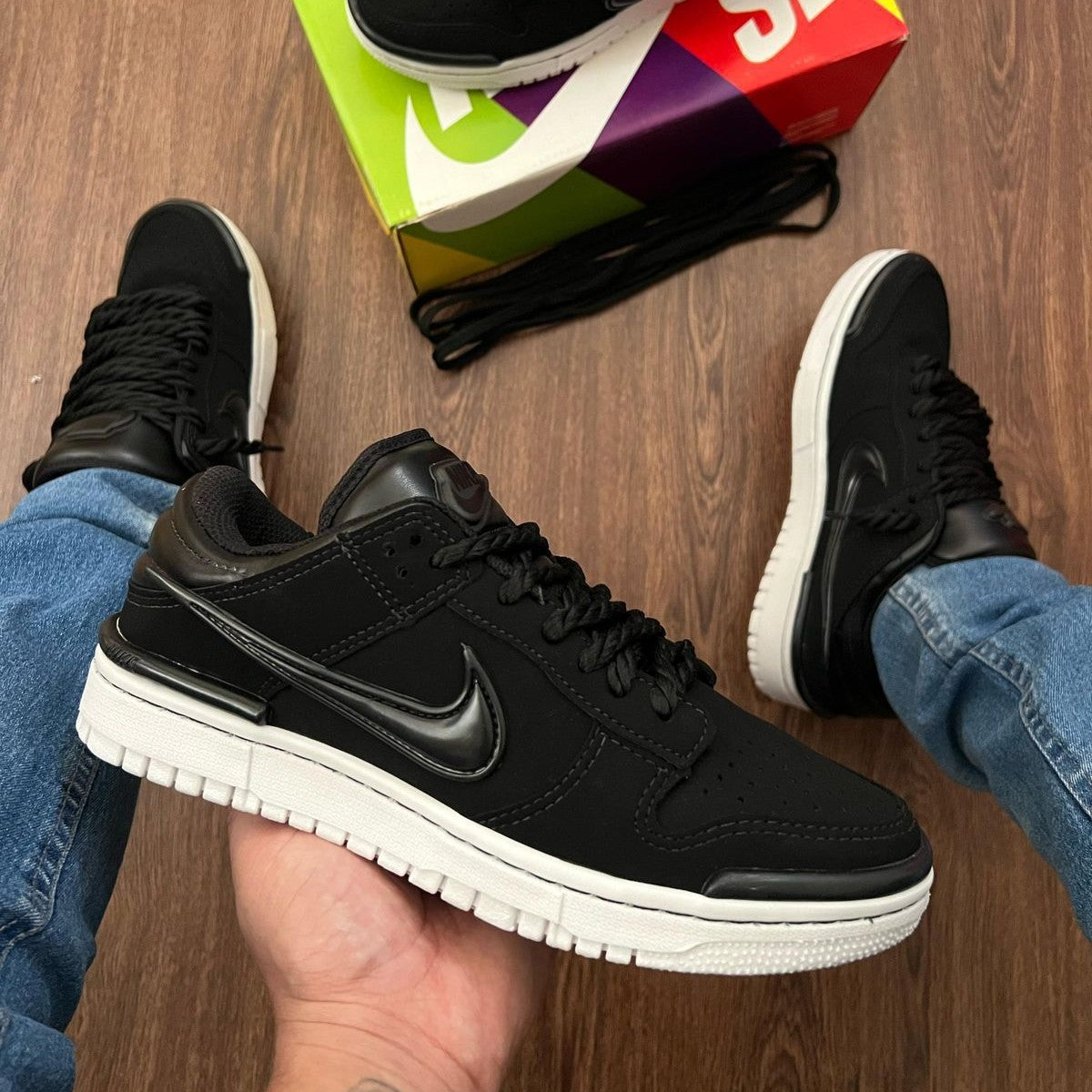 Tênis Nike Dunk Twist – Preto/Branco