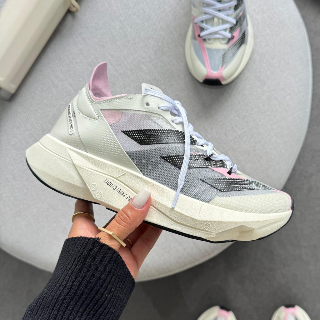 Adidas Adizero Adios Pro 3 Branco/Preto/Rosa