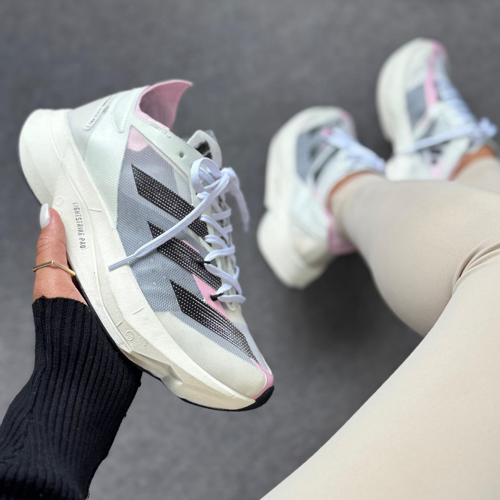 Adidas Adizero Adios Pro 3 Branco/Preto/Rosa