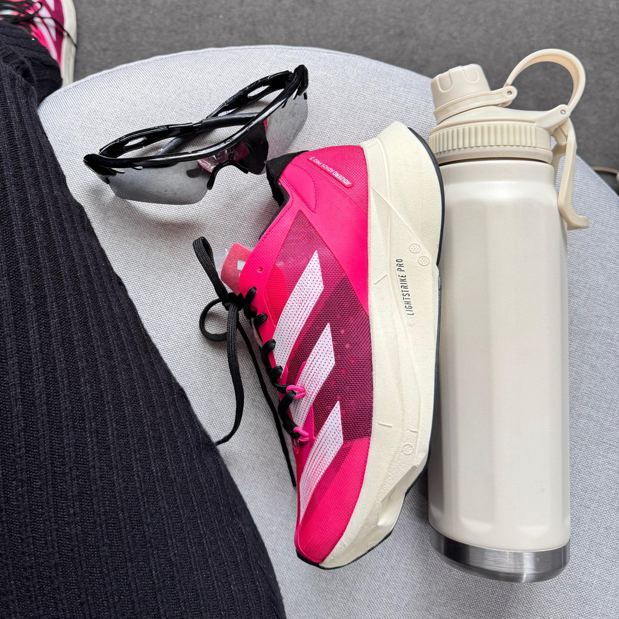 Tênis Adidas Adizero Adios Pro 3 Rosa/Preto