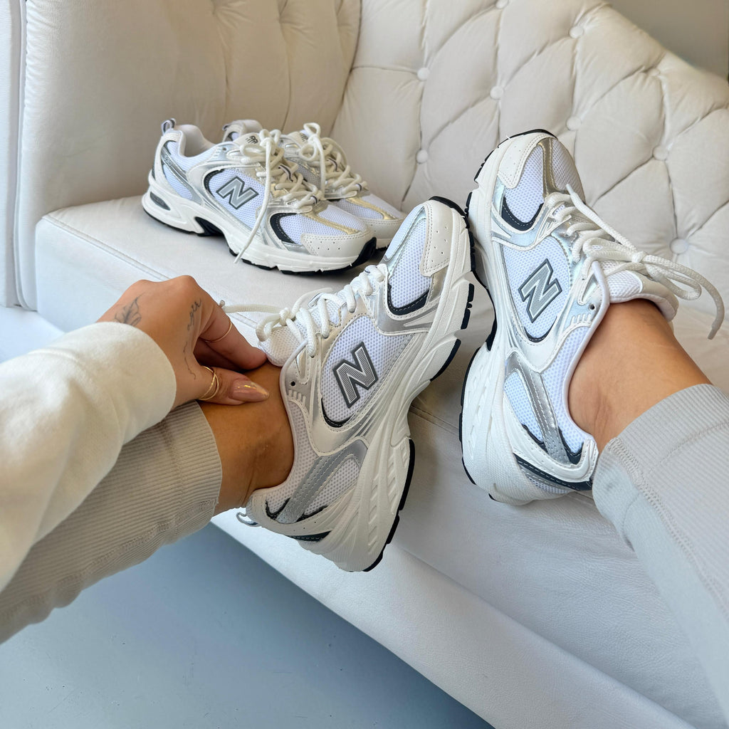 New Balance 530 Retrô – Branco/Chumbo