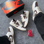 Tênis Travis Scott Cactus Jack Bege/Branco