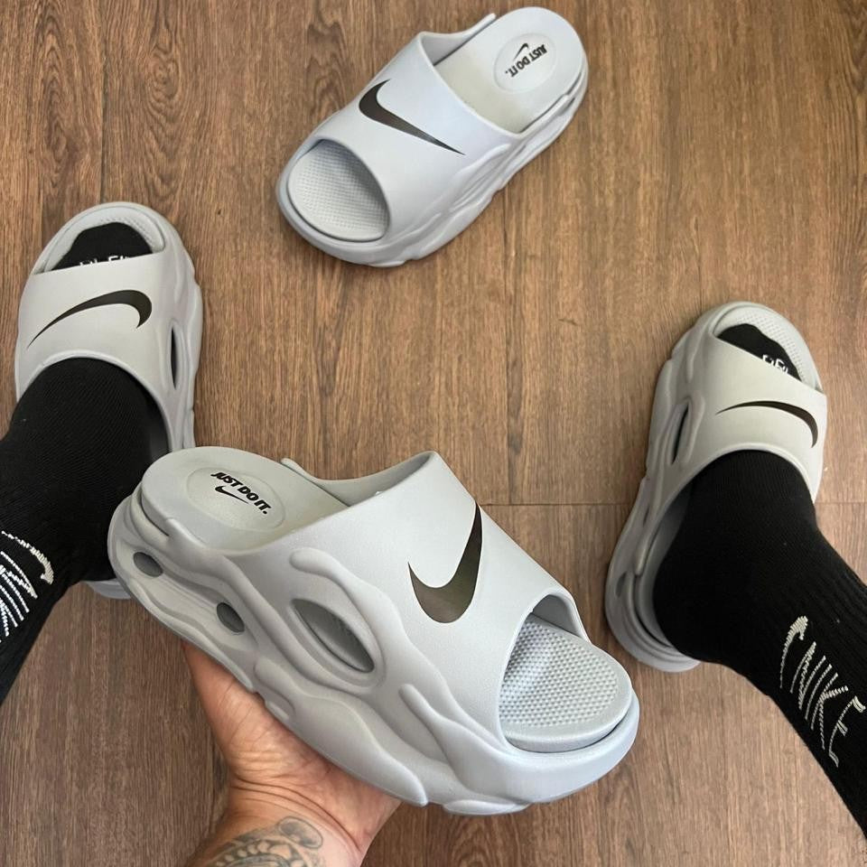 Chinelo Nike Slide Just Do It – Cinza Claro