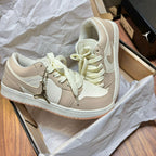 Tênis Jordan Low Linha Luxo Marfim/Branco