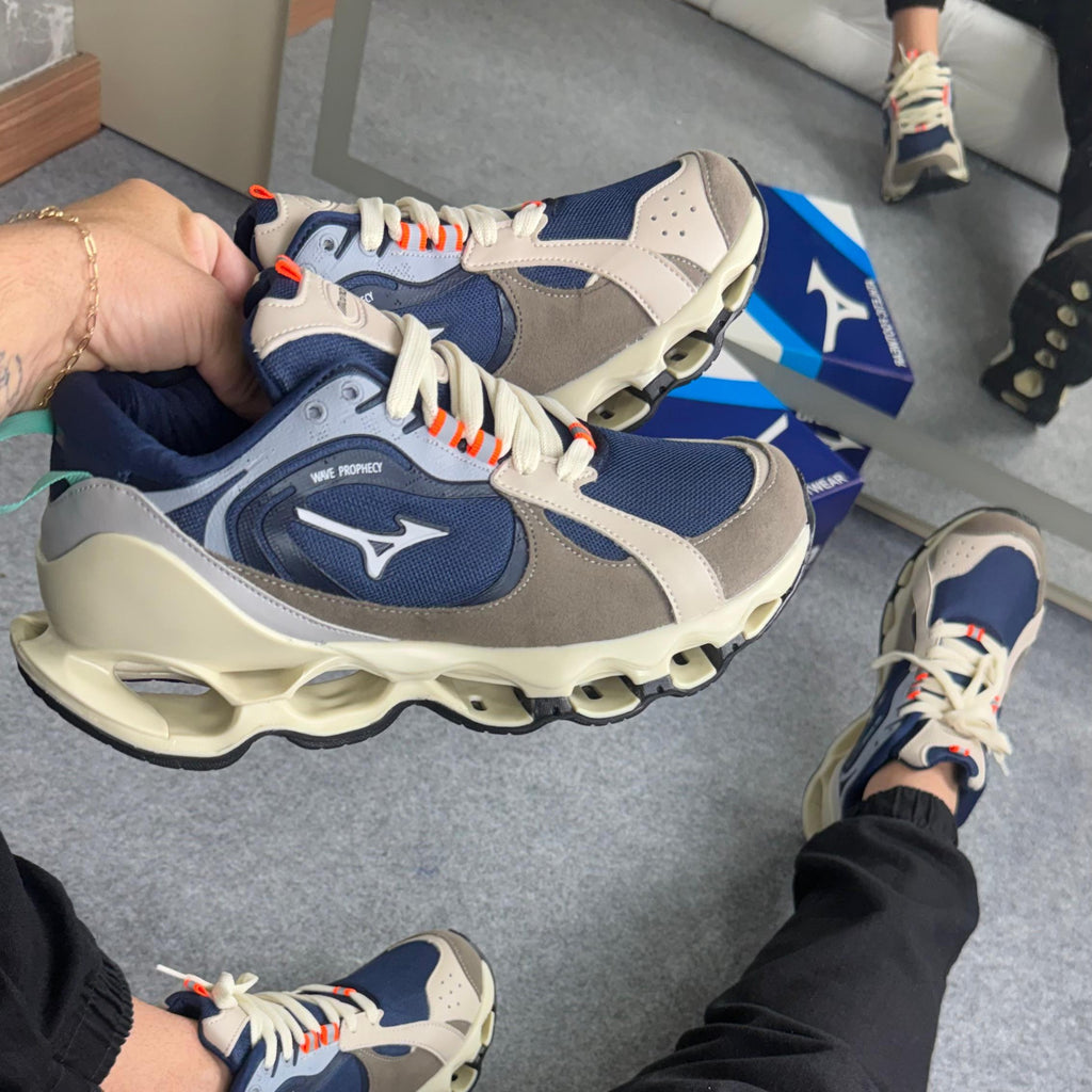 Mizuno Wave Beta 2 Creme/Marinho