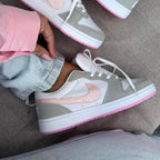 Tênis Court Borough Low Recraft – Cinza/Rosa