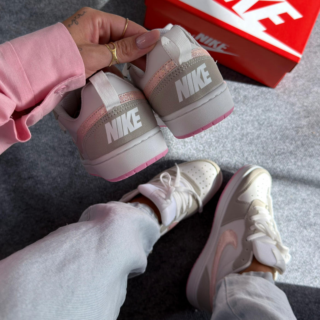 Tênis Court Borough Low Recraft – Cinza/Rosa