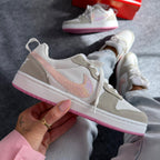 Tênis Court Borough Low Recraft – Cinza/Rosa