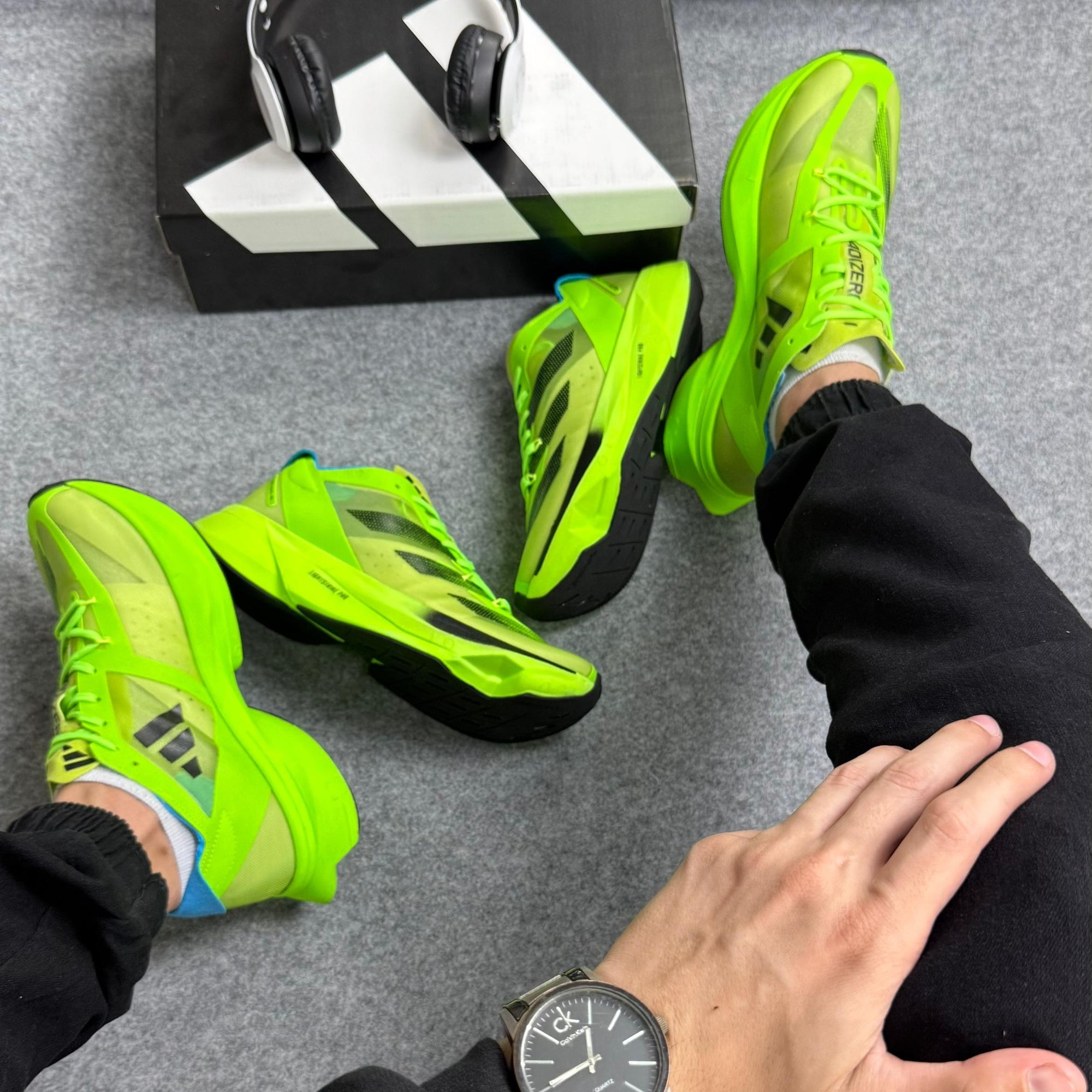 Tênis Adidas Adizero Adios Pro 3 Pulse – Verde Flúor