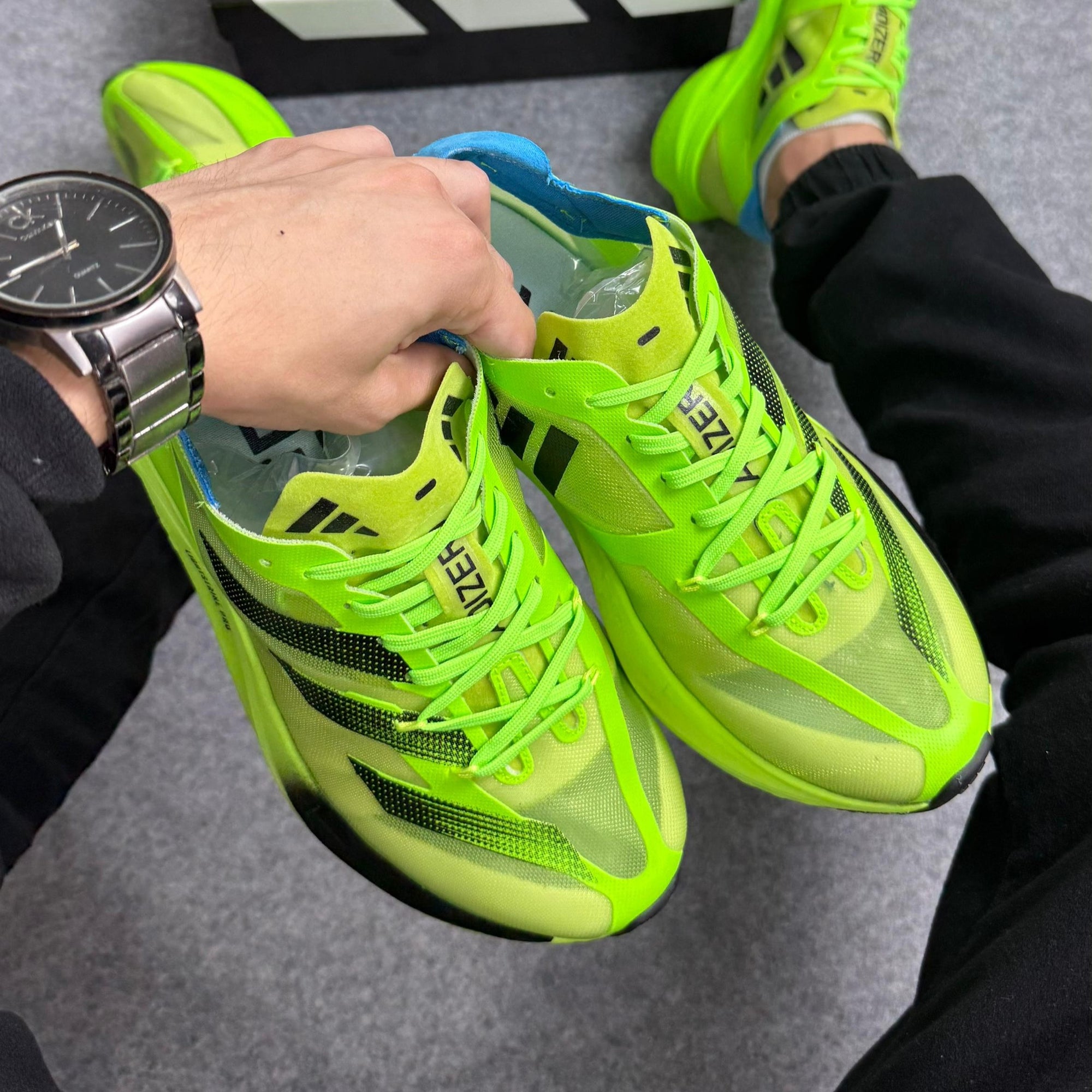 Tênis Adidas Adizero Adios Pro 3 Pulse – Verde Flúor
