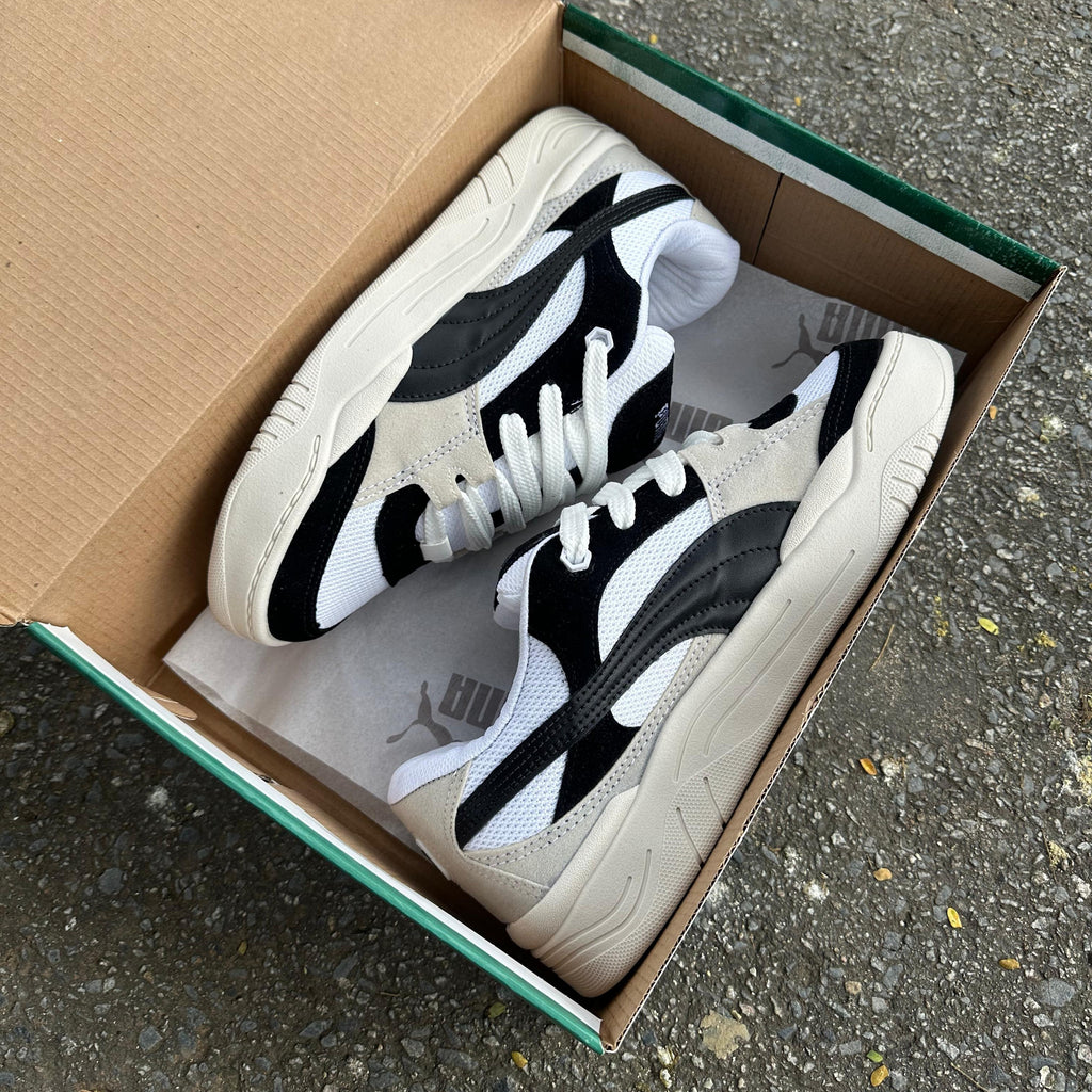 Tênis Puma 180 – Preto/Branco/Off