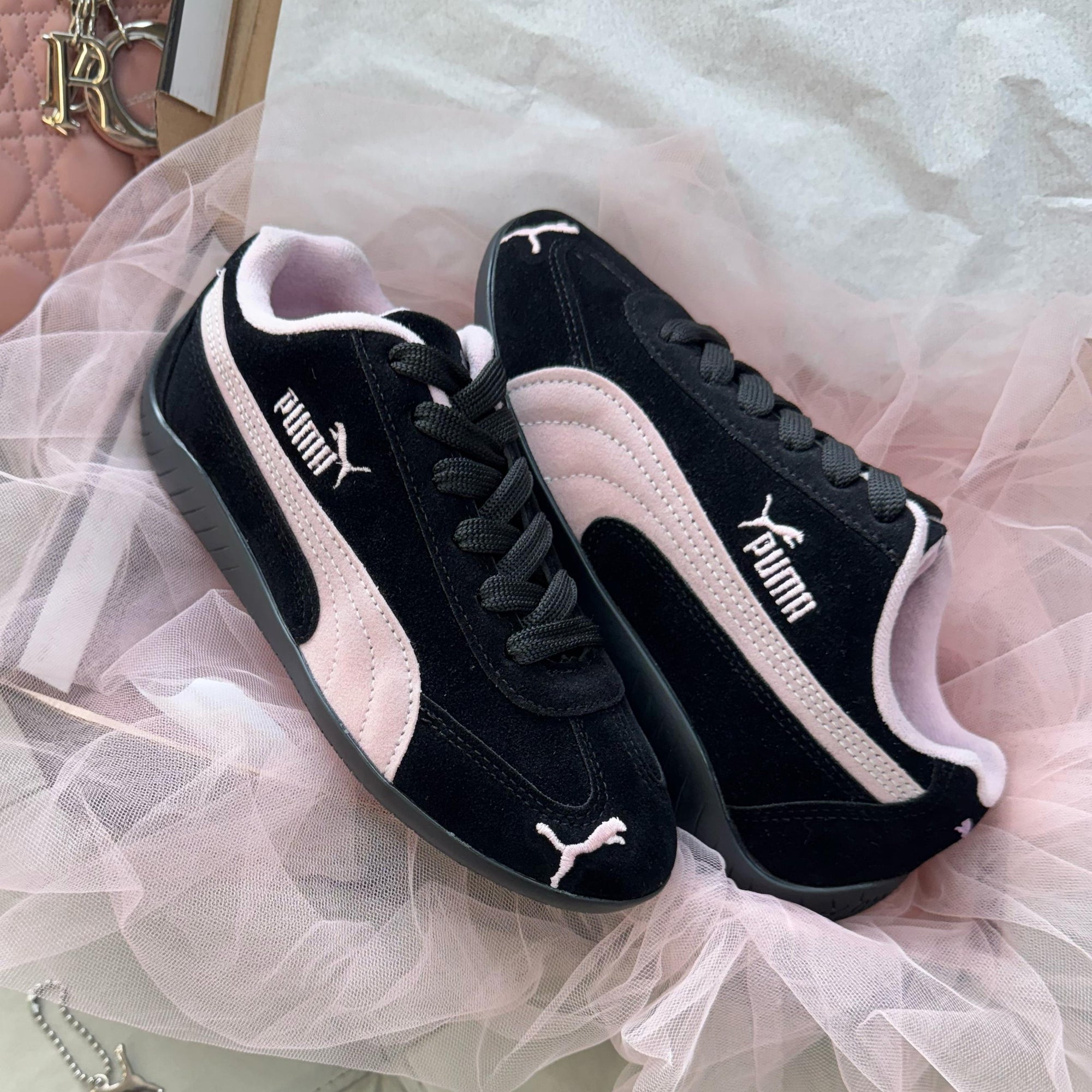 Tênis Puma Speedcat – Preto/Rosa