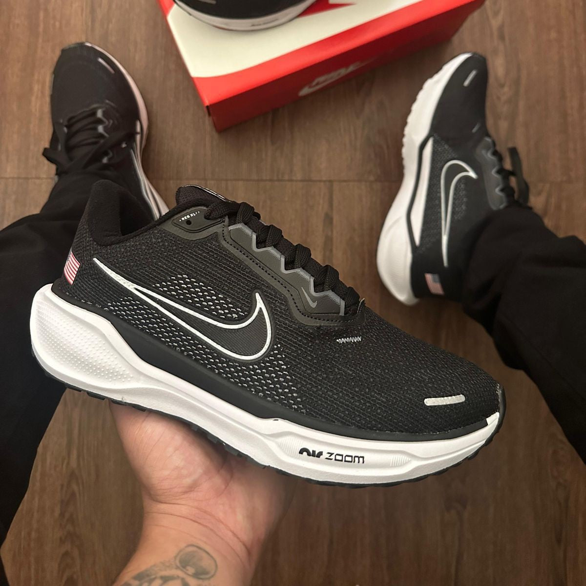 Tênis Nike Air Zoom Pegasus 41 Pro Preto/Branco
