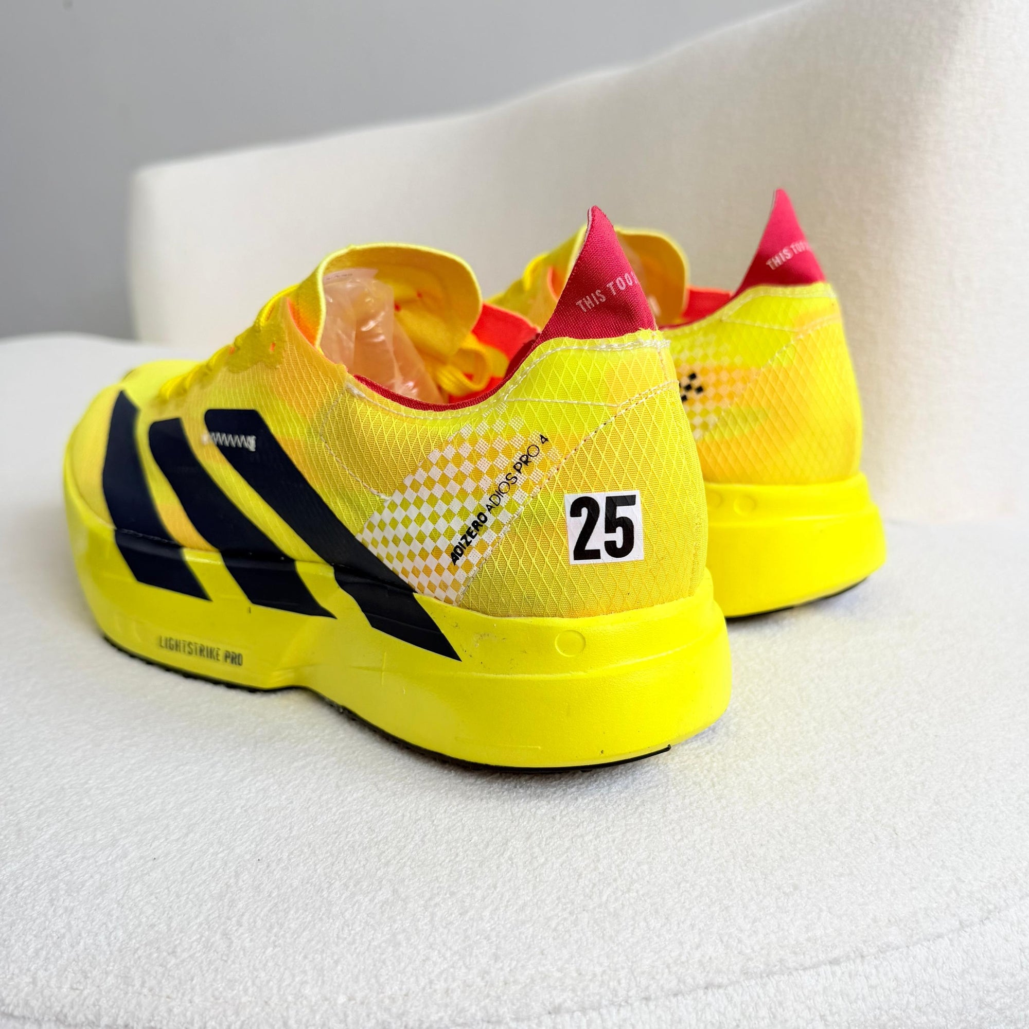 Tênis Adidas Adizero Adios Pro 4 Amarelo/Preto – Linha Premium