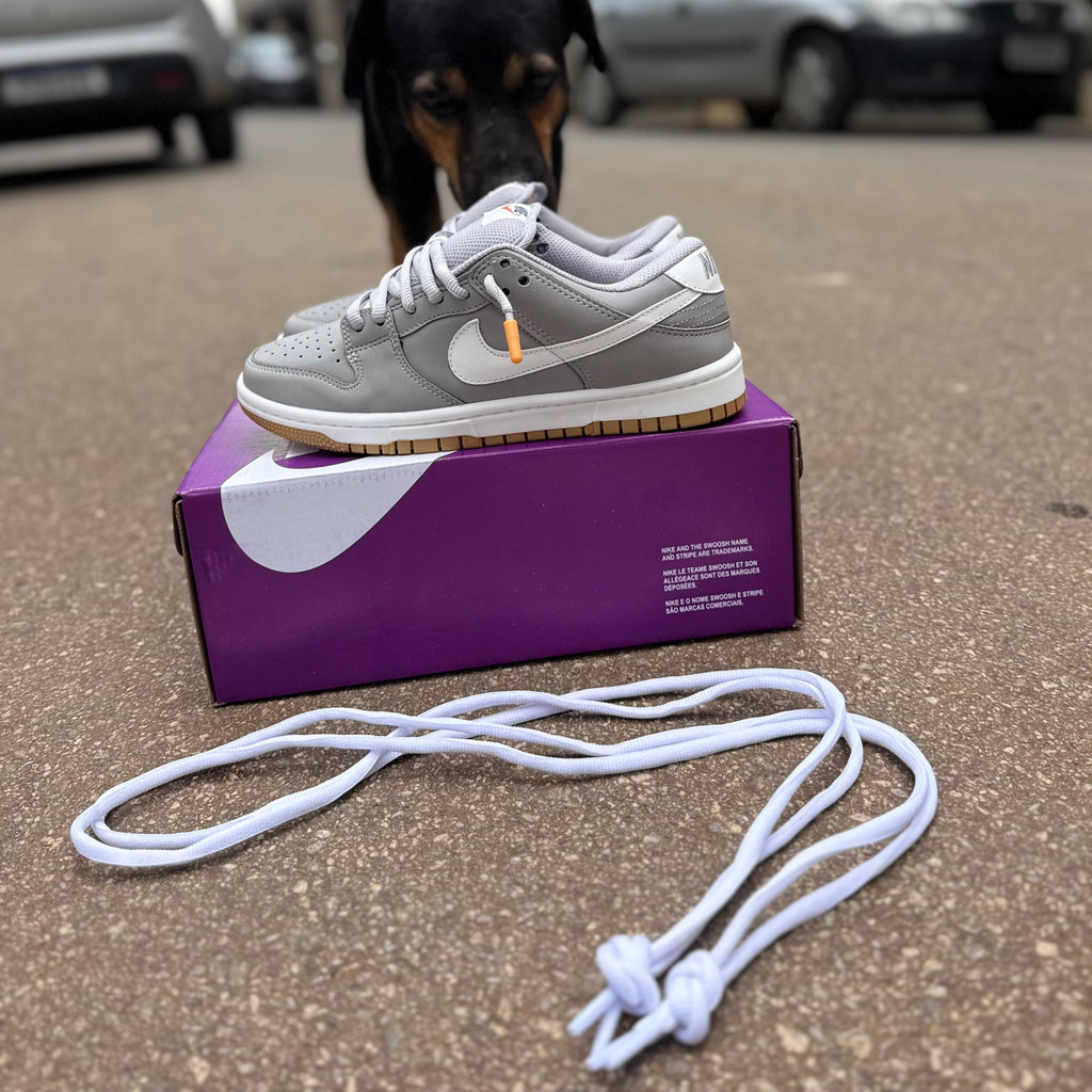 Tênis SB Dunk Grey Gum 🩶🤍🟤 – Linha Prime