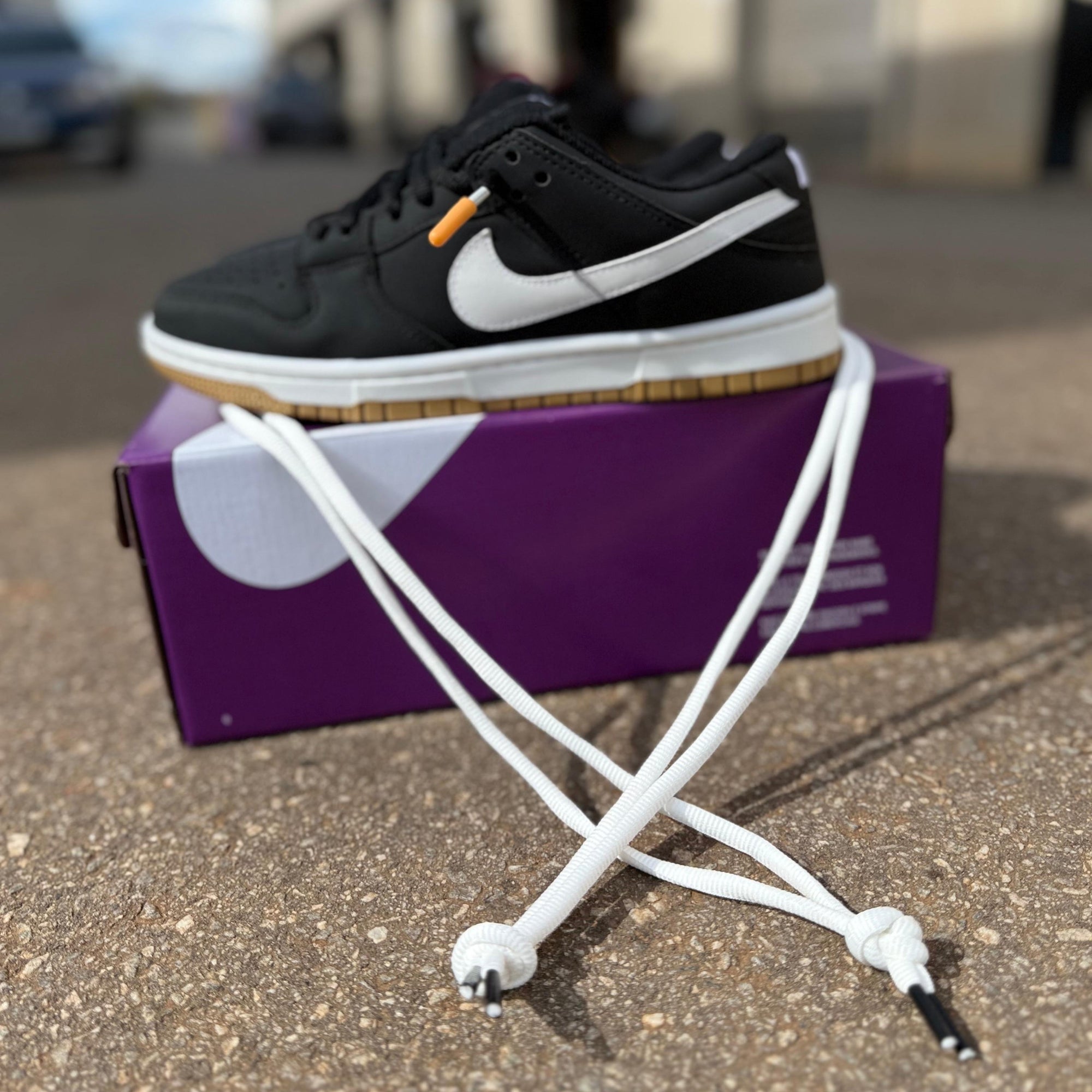 Tênis SB Dunk White Gum – Linha Prime