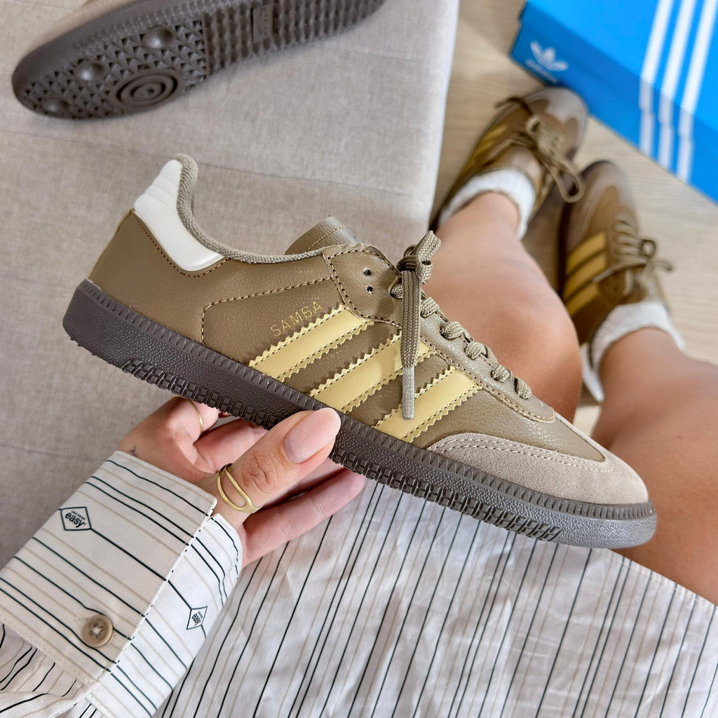 Tênis Adidas Samba Prime – Cappuccino