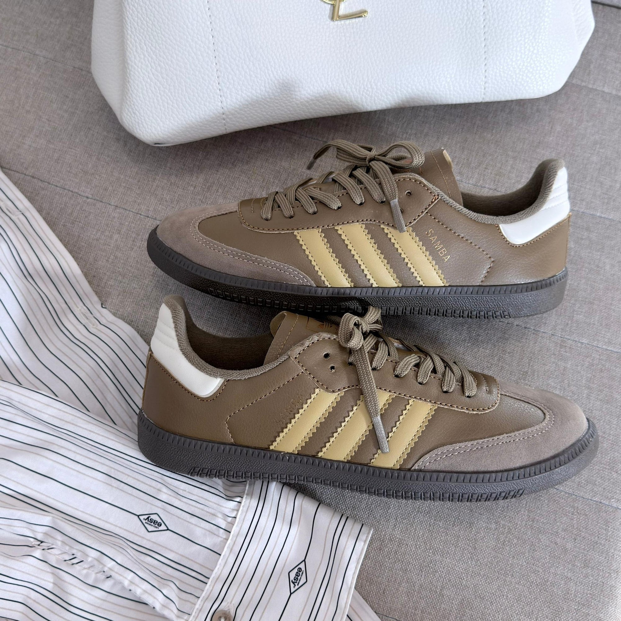 Tênis Adidas Samba Prime – Cappuccino