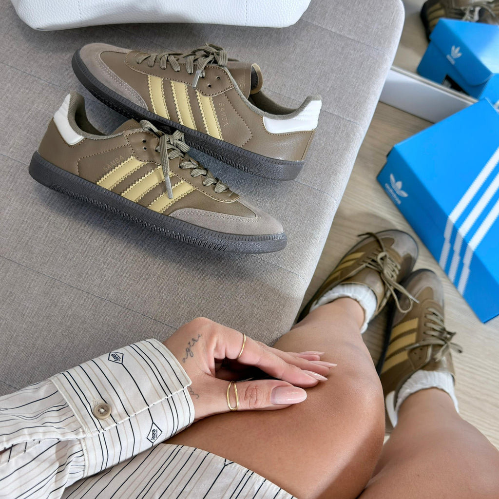 Tênis Adidas Samba Prime – Cappuccino